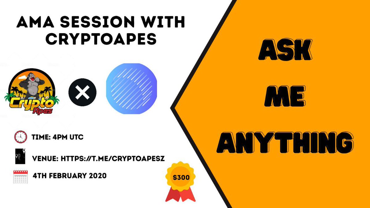 CryptoApez's tweet photo. AMA with the Founder of World Token will be live Tomorrow 4th February 2021. 

Venue: https://t.co/vpzQLRxCzP
Price Reward: $300

Twitter Giveaway. 
Retweet and follow our handle
Follow also @worldtoken_ https://t.co/4YkooGbPZ6