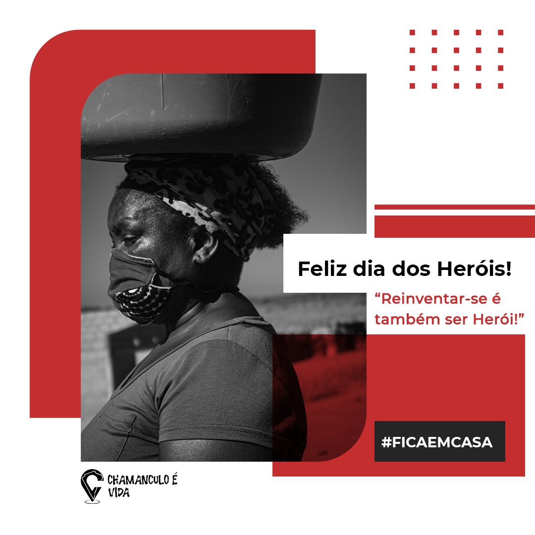 pucunuchaa's tweet photo. "Reinventar-se é também ser Herói!"
Feliz dia dos Heróis.
Fotógrafo: @watson_colosse
#usemascara #ficaemcasa #herois #diadosherois #chamanculoevida #guetto #felizdiadosherois #moz #somosfortes #protejase https://t.co/AqB9C1n2yH