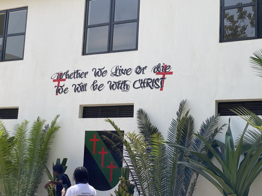The next day, we made a visit to the Calvary Chapel Cush. The place was founded by an American Missionary in the 1990s after his visit during the war in Jonglei,  #SouthSudan where all he found were bones of dead people scattered around (hence the logo)