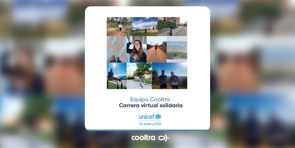 cooltra's tweet photo. “De las pequeñas cosas se hacen las más grandes”. Siguiendo esta filosofía nos sumamos al reto #PequeñasSoluciones de @unicef_es  para vacunar a millones de niños y niñas a través de una carrera virtual. Nuestro equipo ha conseguido sumar 427 kms.
¡Gracias por participar! 👏 https://t.co/UNG963kcuD