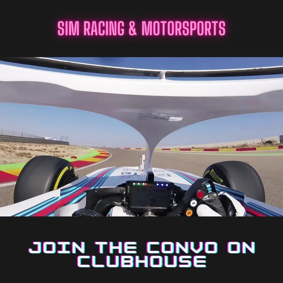 FormulaFemales's tweet photo. “Sim racing & Motorsports, what your take?”
Join the conversation on Thursday at 8pm on the @joinClubhouse app. Link below
https://t.co/wXtNnwSf8a
#DrivingFemalesForward
#womeninmotorsport
#initesports #FormulaFemale
#Simracing https://t.co/4QY4naQYv6