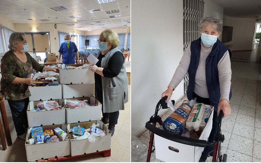 We are continuing our food basket campaign to assist Israel's elderly during the pandemic. bit.ly/36U5c1V