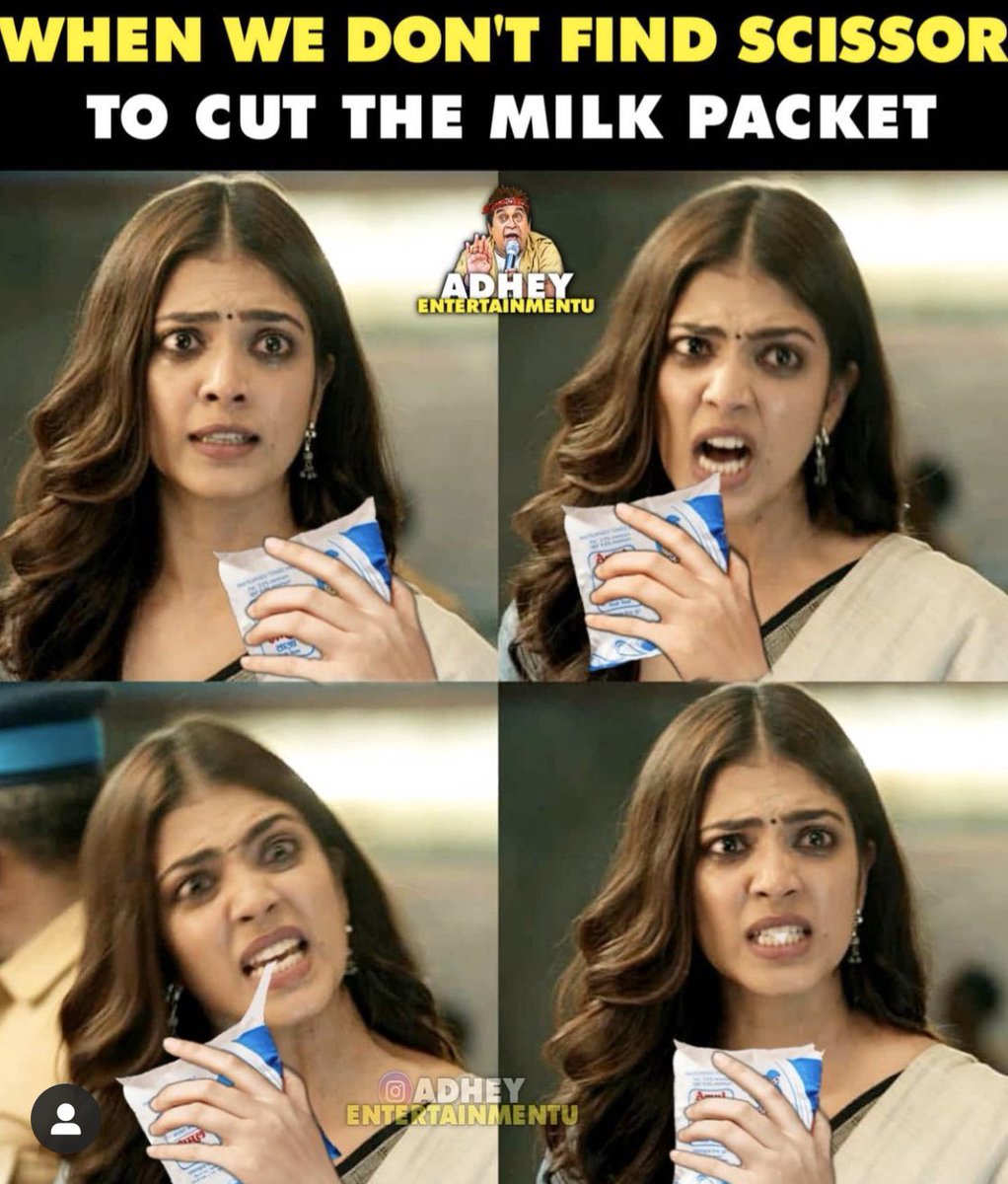 MalavikaM_'s tweet photo. I’m a little late to my own meme-fest, but this is hilarious guys😂 Sharing some of my personal favourites which cracked me up(I died laughing seeing the toothpaste one)😂 Life is too boring if you can’t laugh at yourself, right? 😜 https://t.co/UAABIUdBZ0