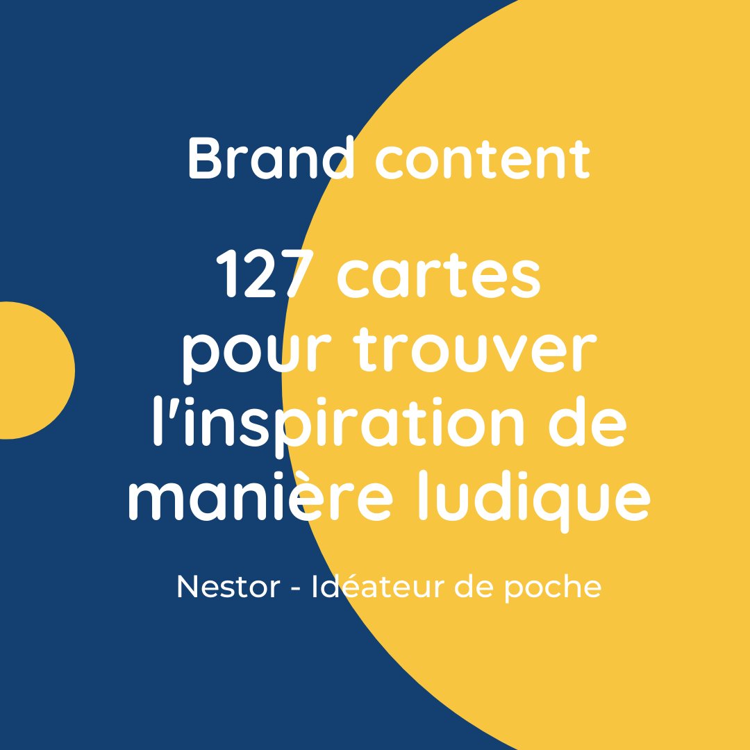 #webinar - Content manager, enrichissez vos stratégies éditoriales grâce à Nestor - l'idéateur de proche 💡

#nestorlejeu #brandcontent
Inscription gratuite ➡️  bit.ly/2M2RFxL