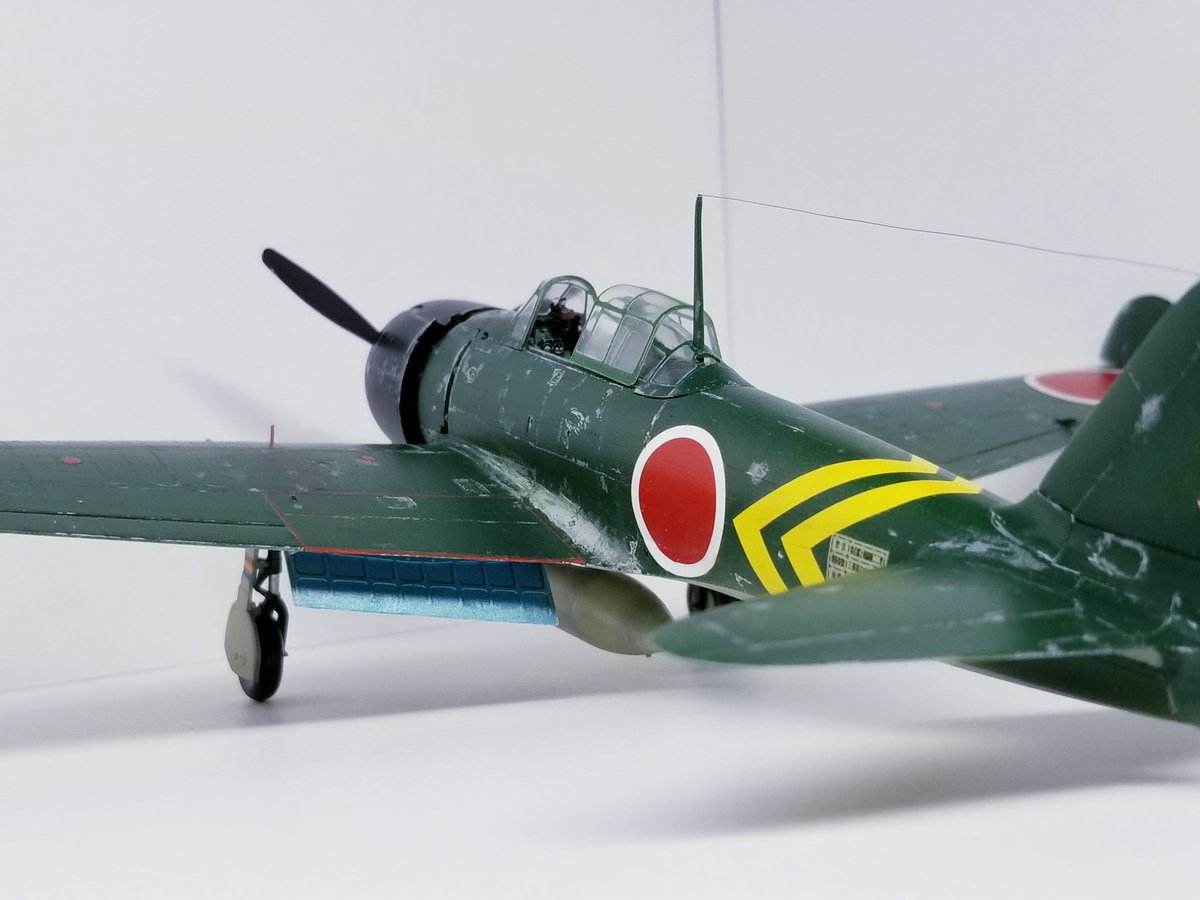 零式艦上戦闘機ニニ型甲 第582海軍航空隊 進藤三郎少佐搭乗機 完成