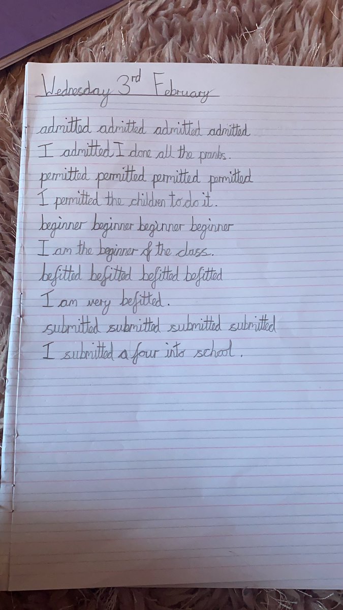 oliverjacksonf1's tweet photo. Keeping his handwriting neat and tidy today whilst using expanded nouns in English ☺️ @GCPSLowerKS2 https://t.co/gGHLwsh39B