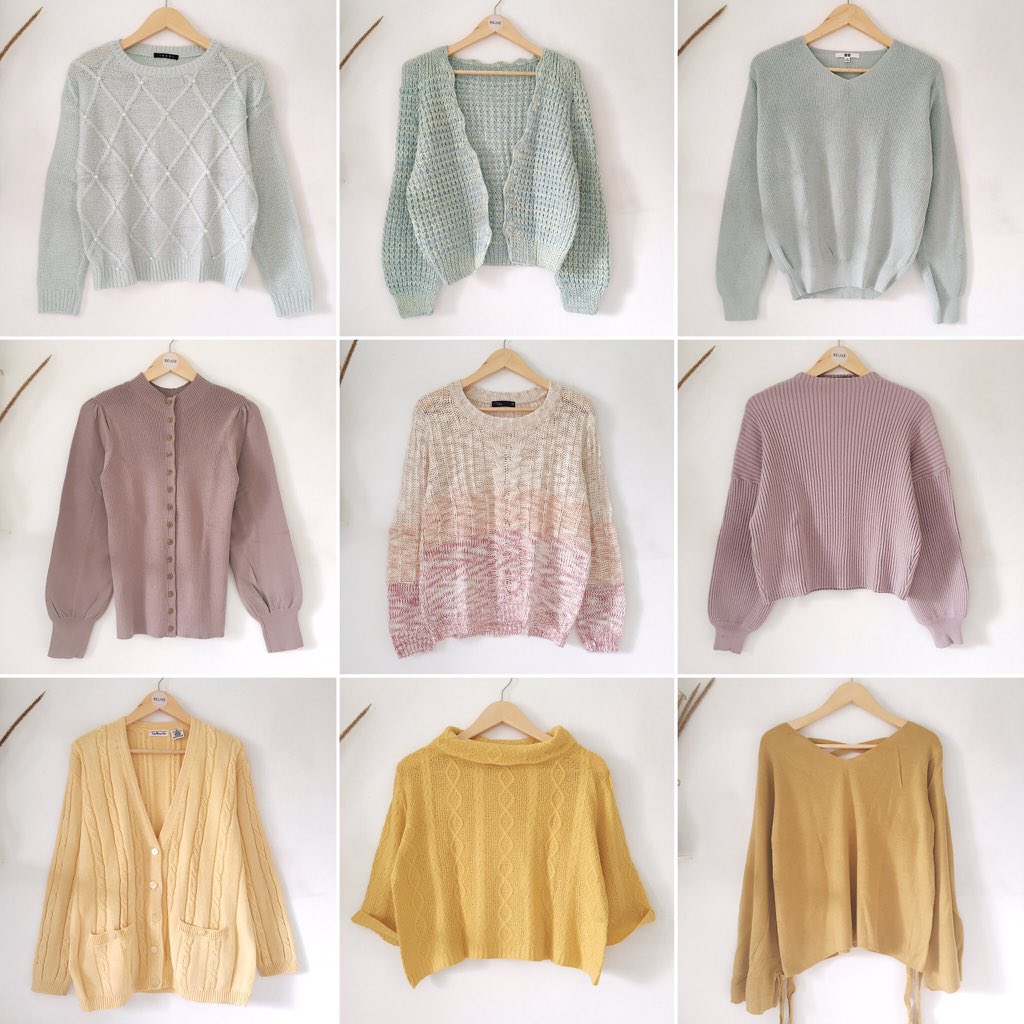 threadshopee's tweet image. THRIFT SHOP JKT
✔️ Upload 2x a week 
✔️ Premium knitwear, cardigan &amp;amp; vest
✔️ Hand-picked &amp;amp; washed
✔️ Eco-friendly packaging

Info update: instagram.com/reuse.able
LINK SHOPEE : shp.ee/4za9839