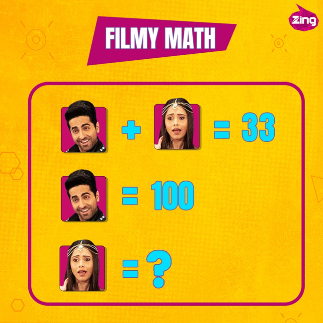 zingtv's tweet photo. Radhe radhe radhe, oh radhe radhe radhe😍
#FilmyMath #Math #solvertheproblem #mathproblem #solvetheproblem https://t.co/Gkm9jYpCP4