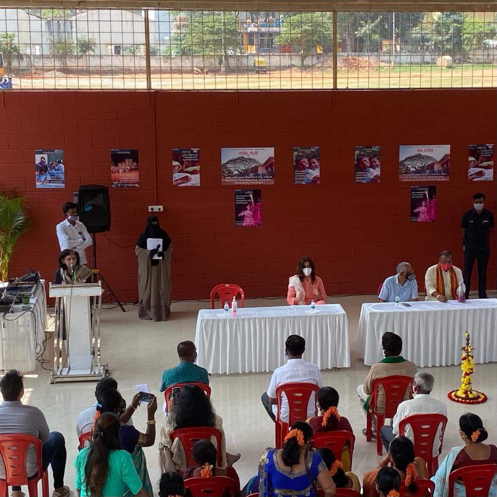 InventureK12's tweet photo. Looking at the investment from a private school to not just ensure quality education but also set aside a massive budget (1 Crore) for a Government School's success @ArvindLBJP was inspired. Promises to share the message of hope and agrees we need funds to help more. 
#carpediem https://t.co/uji6nINnOU