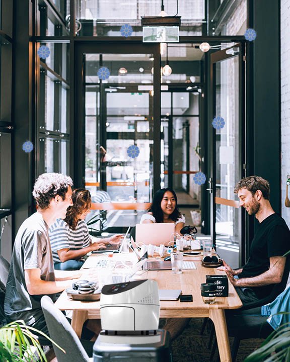 Discutons et partageons ensemble dans nos espaces intérieurs grâce à Marguerite.

#AirPurify #AirSain #Ensemble #Covid19solution #intérieur