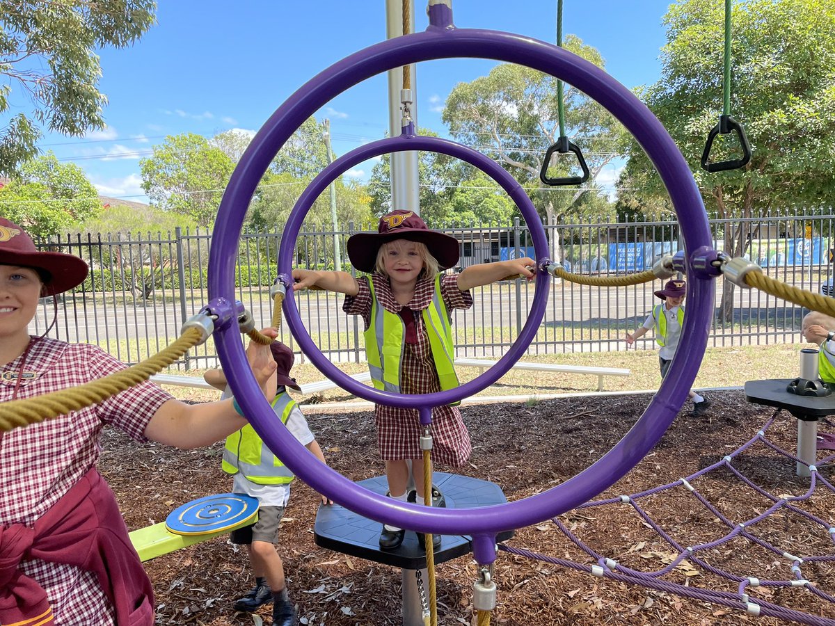 daceyville's tweet photo. Kindy students are making the most of the playground equipment! Lots of fun making new friends. https://t.co/CinZBzb4eL