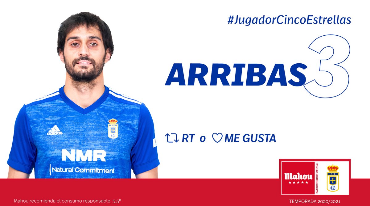 futbolmahou's tweet photo. RT o Me Gusta si crees que Arribas ha sido el #JugadorCincoEstrellas del @RealOviedo en enero (2/6) https://t.co/0EVj1ADyWj