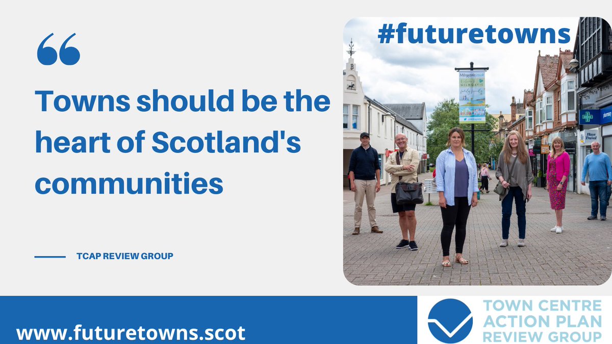 The expert group tasked with looking at how Scotland’s towns and town centres can be made stronger has today released its report. #futuretowns (1/4)

You can read it the report here: ➡️futuretowns.scot/the-report