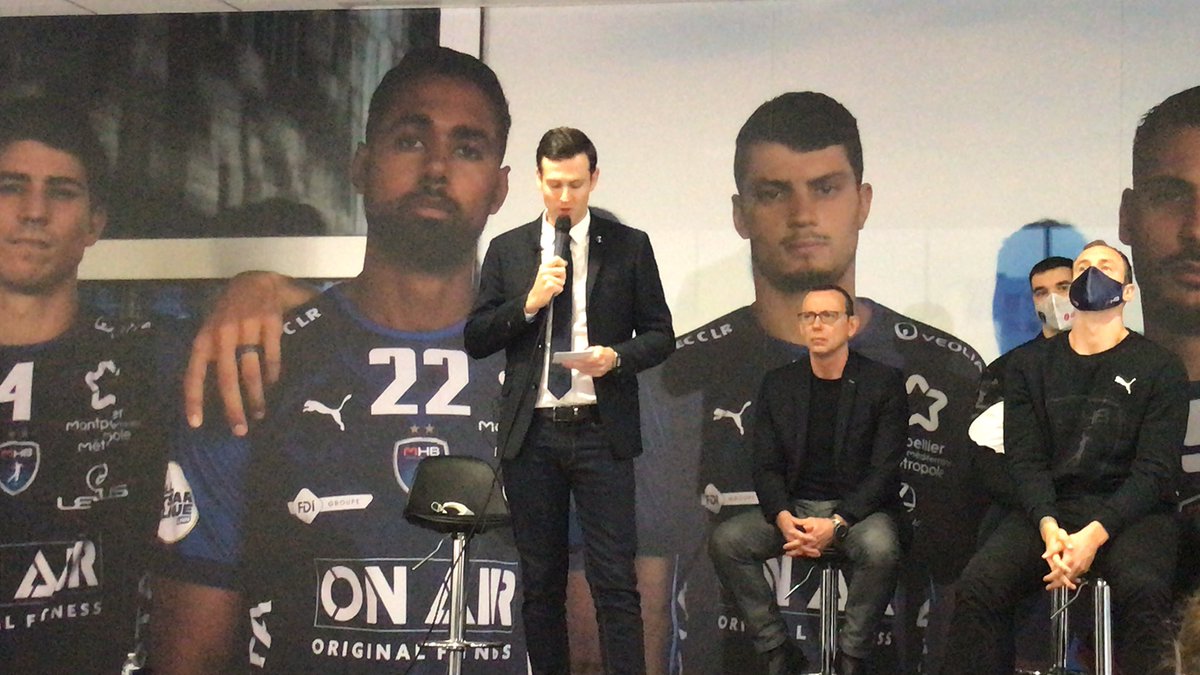 mhbofficiel's tweet photo. [#ConfMHB]

🗣 @JulienDeljarry : « Un grand merci à tous nos supporters, nos bénévoles qui nous soutiennent. »
. 
#Handball #2021 #Montpellier #MHB https://t.co/qTtQHJwcVu