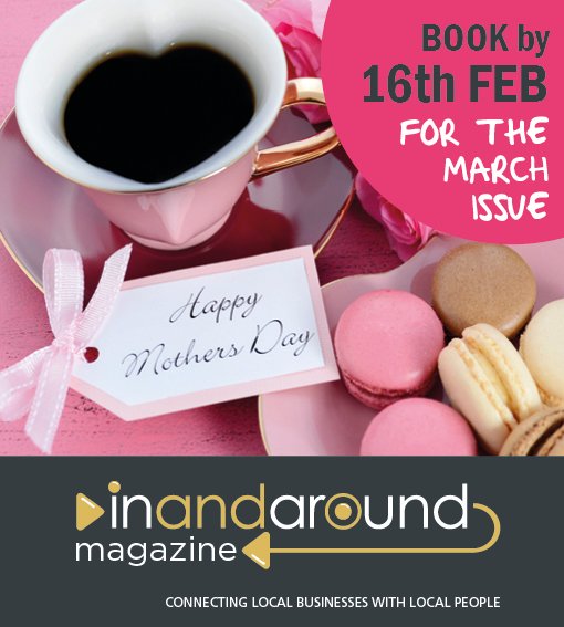 Deadline for MARCH 2021 Issue - book by 16th February to feature your business in the next issue, be seen in 15,000 homes across Telford! (Reach 30,000 homes over a 2 month period).
#localmagazine #telfordmagazine #inandaroundtelford #inandaroundmagazine #telford
