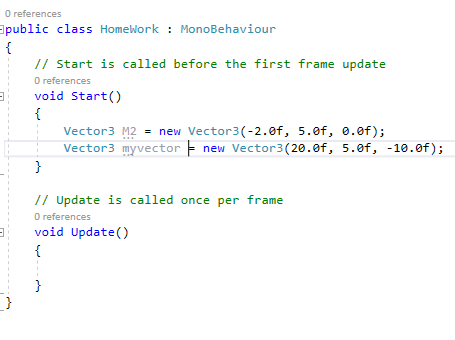 KamranNarges's tweet photo. today we learned that how can we use vector3 in unity ..😋🙂
#AfghanGirlsCode
#indiedev 
#gamedev 
#gamedeveloper 
#afghsnistan
@E_Ehrari 
@CodeToInspire https://t.co/ubQBM6lcHP