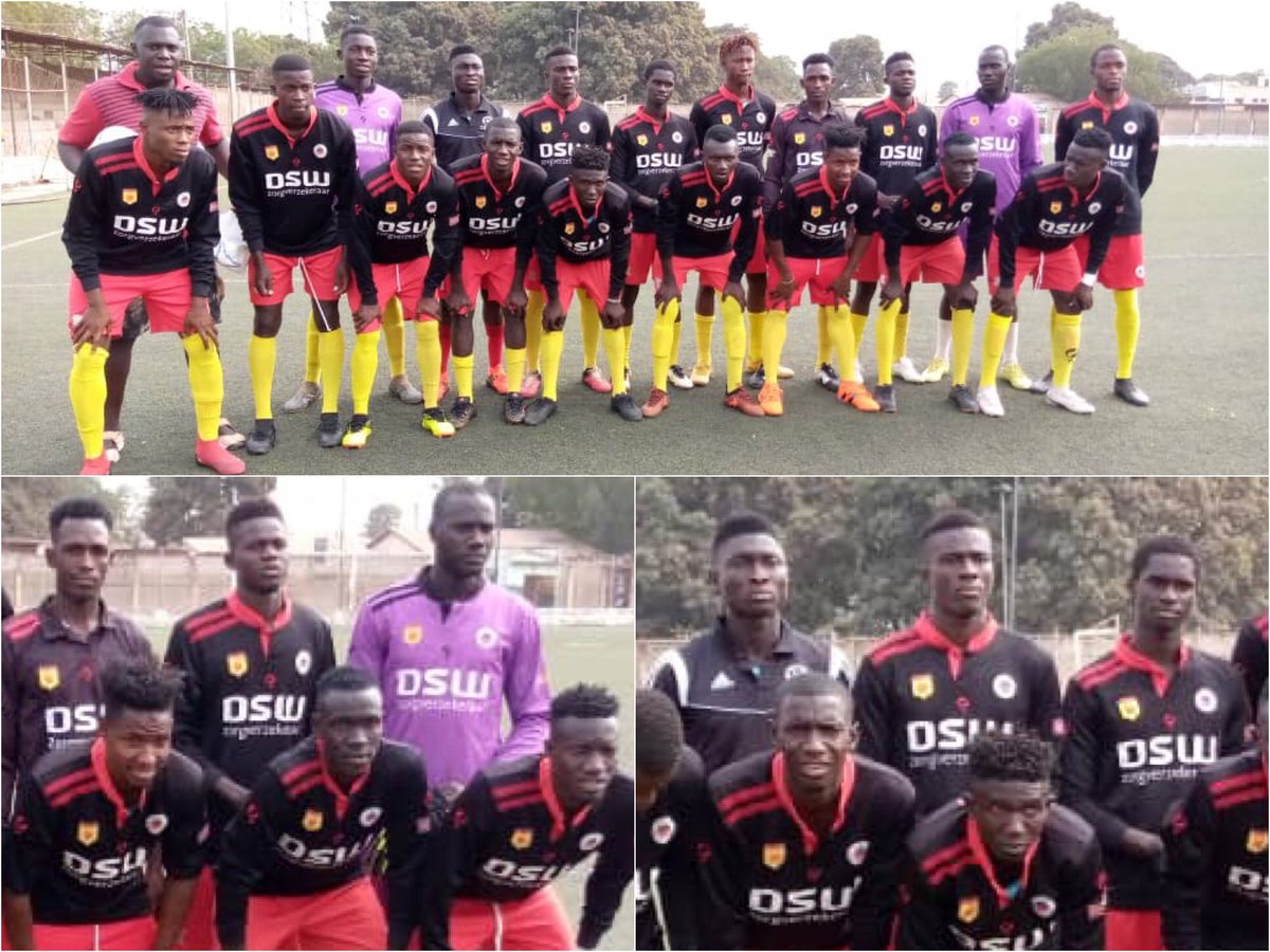 Eindelijk weer nieuws met teamfoto’s uit #Gambia. Twee pallets en diverse dozen vanuit #Eindhoven gezonden. De materialen zijn door onze man in Gambia uitgereikt. Hier het team van #Misira FC uit Brikama met door #EXCELSIOR Rotterdam geschonken tenues van #DSW zorgverzekeraar.