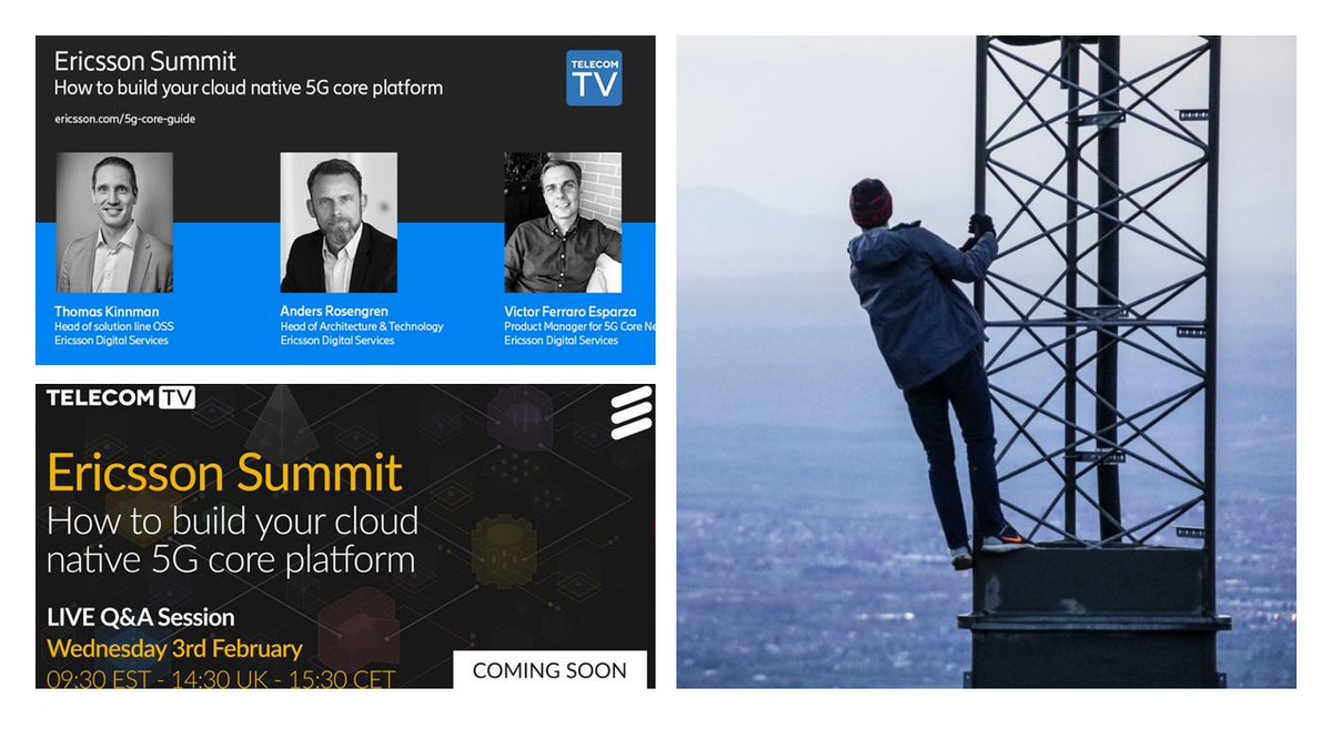 sallyeaves's tweet photo. How to Build Your #CloudNative #5GCore Platform 
On Demand workshop #live Q&amp;A TODAY :) 
🗓️https://t.co/dRD20TdVbm 14.30 UK, 9.30 EST
@EricssonDigital 
Covering #Cloud #infrastructure Operations #automation 
#5G Core #voice #Security &amp; more
#TechNews #EricssonAmbassador #learning https://t.co/LdXdQ0PIK0