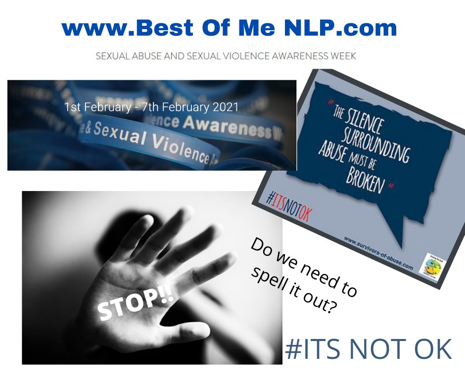 #itsnotok It's never OK! Sexual abuse, sexual violence is never ok in any context, pure and simple!
#itsnotok #courage #fear #trauma #distressed #metoo #nlpmasterpractitioner #timelinetherapy #hypnotherapy #lifecoach