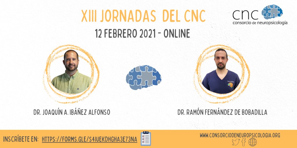 CNPSClinica's tweet photo. Llegan nuestras XIII Jornadas del CNC. 
Inscríbete en: https://t.co/72jTBuK45w https://t.co/60FQJ8tirh