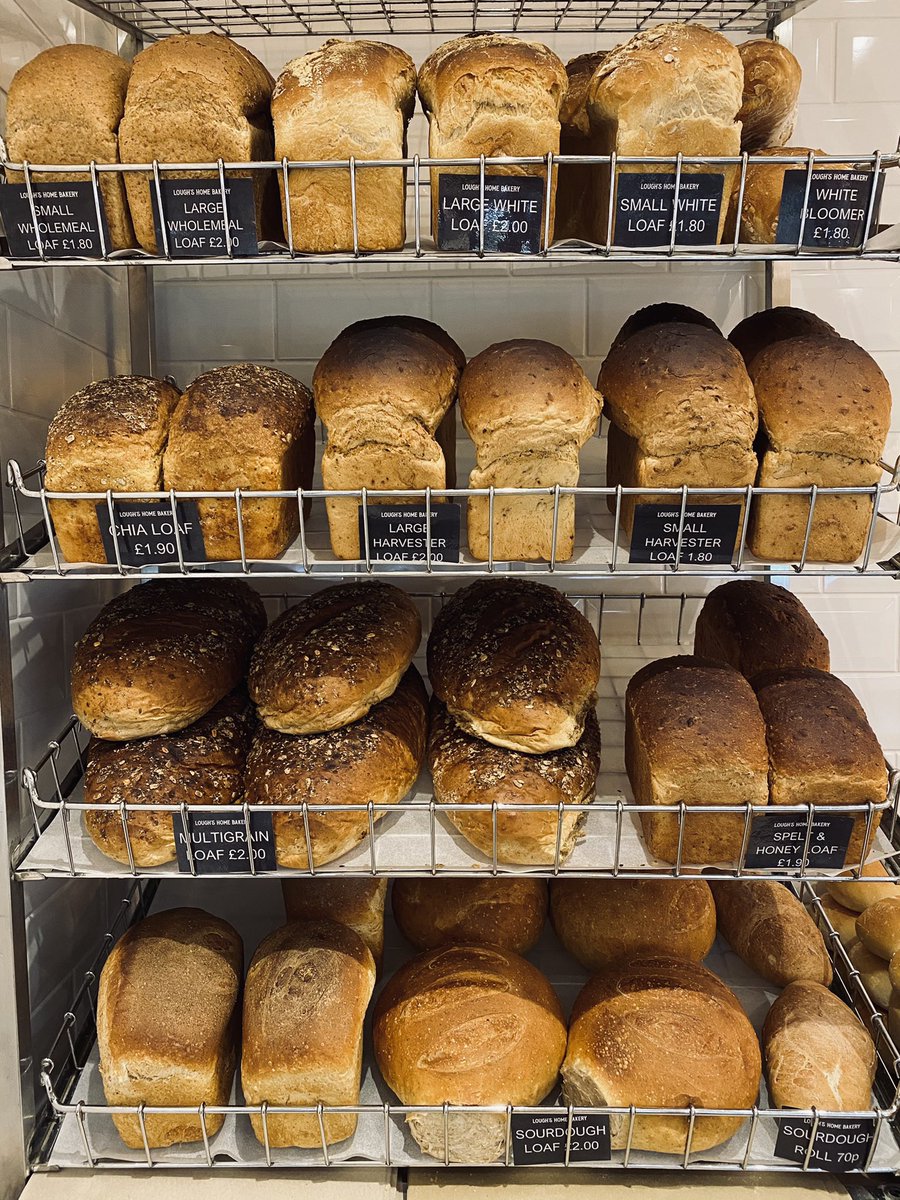 🍞 Wednesday mornings bread selection, all hand crafted &amp; freshly baked.