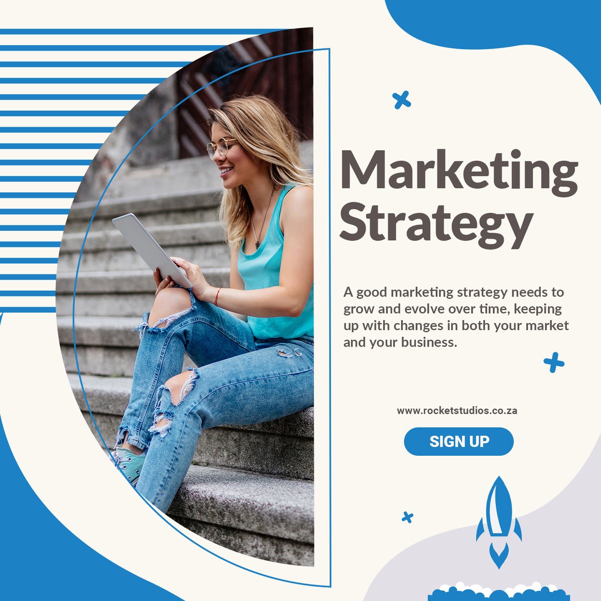 Rocket Studios can customize your customer communications and experiences based on their preferences, interests, and behavior.

Get in touch now!
info@rocketstudios.co.za 

#rocketstudios #digitalmarketing #graphicdesign #websitedesign #webmarketing #socialmediamarketing