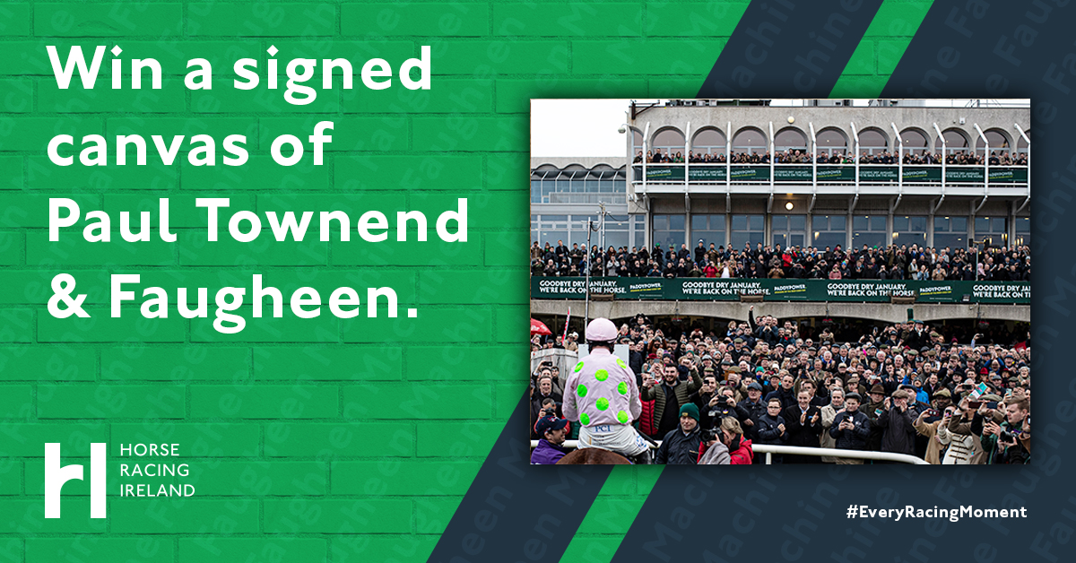 🙌 Competition Time 🙌

Win a signed canvas of #Faugheen by Paul and Willie from #DRF 2020 🤯

To Enter ⬇️
Retweet &amp; Like 🔄
Follow us ☑️

Winner to be announced on Thursday