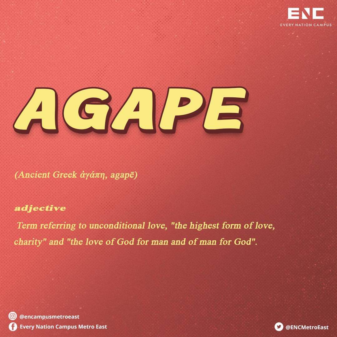 ENCMetroeast's tweet photo. Feb-ibig na!!! ❤️

AGAPE.

Sabay-sabay nating alamin at intindihin ang tunay na ibig sabihin nito kaya wag kang mawawala sa Friday.

I-sama na ang buong barkada at mga kaklase dahil sisimulan na natin ang bagong series. ❤️
#thisYShome 
#ENCMEgoesONLINE 💻 https://t.co/7uXbK3EaMa