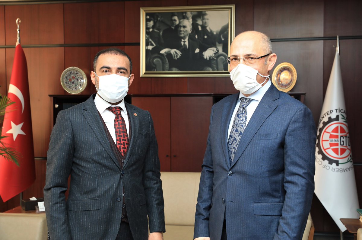 GaziantepTO's tweet photo. Danıştay üyeliğine seçilen Gaziantep Bölge İdare Mahkemesi Başkanı Yüksel Navdar Odamıza veda ziyaretinde bulundu...@YNavdar https://t.co/0eNNuwMUuA