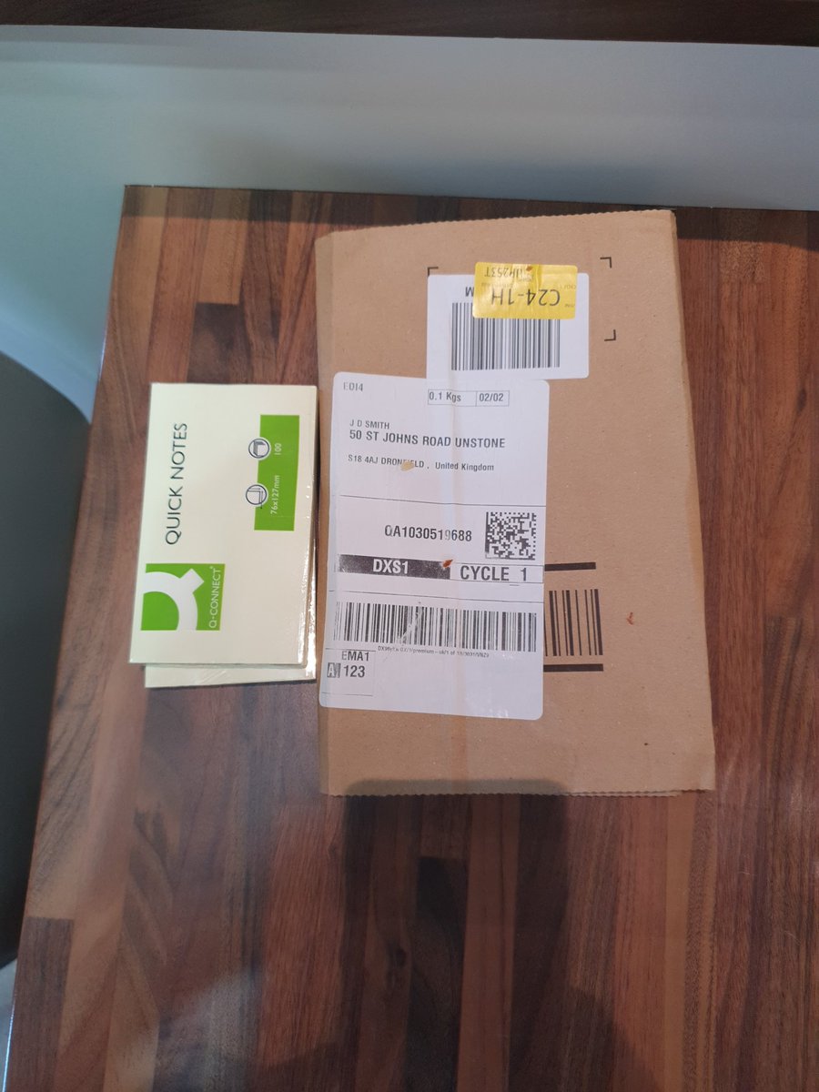 JamesSmith1107's tweet photo. @AmazonHelp I purchased a smart watch and my package arrived yesterday, there was no watch inside, just 2packs of post it notes. I think it may be a scam and I don't think I should have to return the items to seller for refund? I can't reach them on their support number. https://t.co/Ciy9xThlra