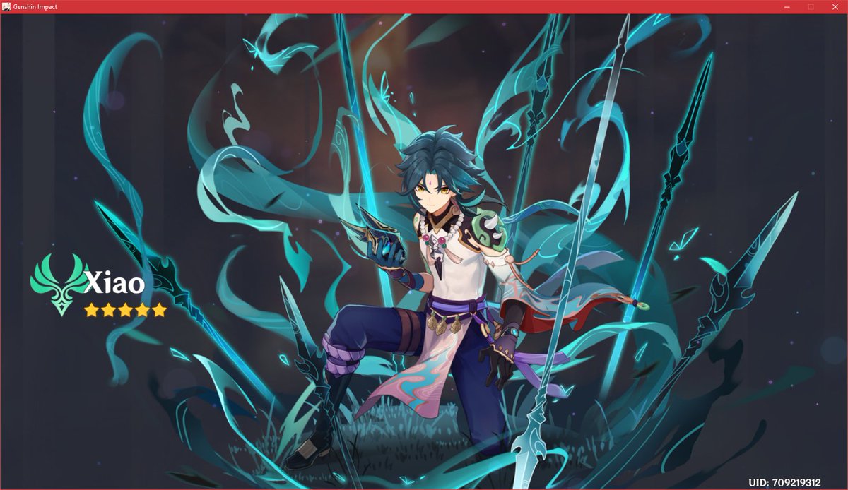 ChartaNon's tweet photo. First pull and i have xiao, sucks for you losers https://t.co/jhEbHZUkV7