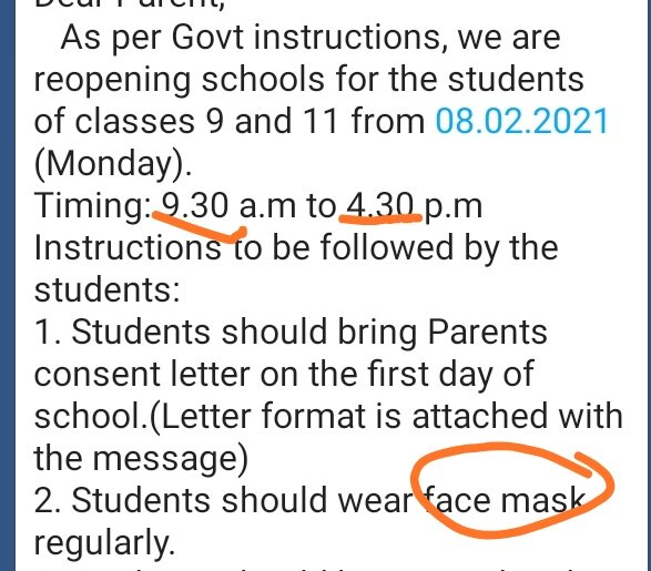 boo_varsha's tweet photo. school la irundhu message vandhuchi from morning 9:30 to 4:30 varaikum yepadi sir mask potutu iruka mudiyum it's risky plz close the school😓😓😓🥺🥺🥺🥺🥺#noreopenforstudents https://t.co/ccExg96Tt2