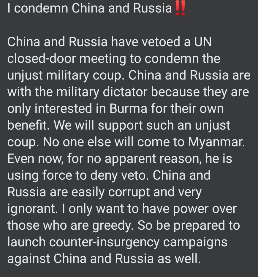 <a href="/Chan41063279/">Chan</a>
#SaveMyanmar
#RejectTheMilitary
#CivilDisobedienceMovement
Plzzz Free Free
We stand with our leader 
We fight together