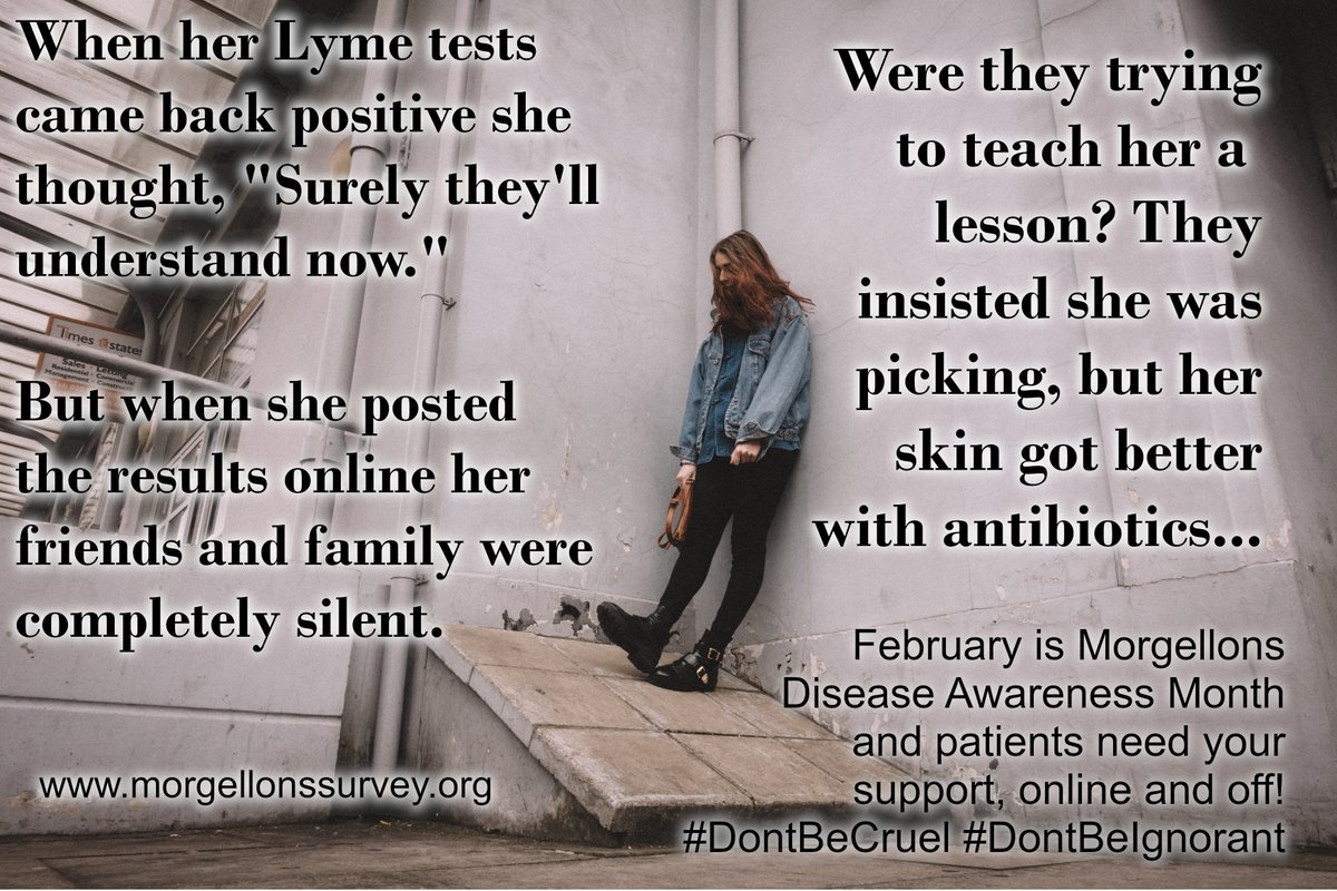 February is Morgellons Disease Awareness Month 
#DontBeCruel #DontBeIgnorant morgellonssurvey.org