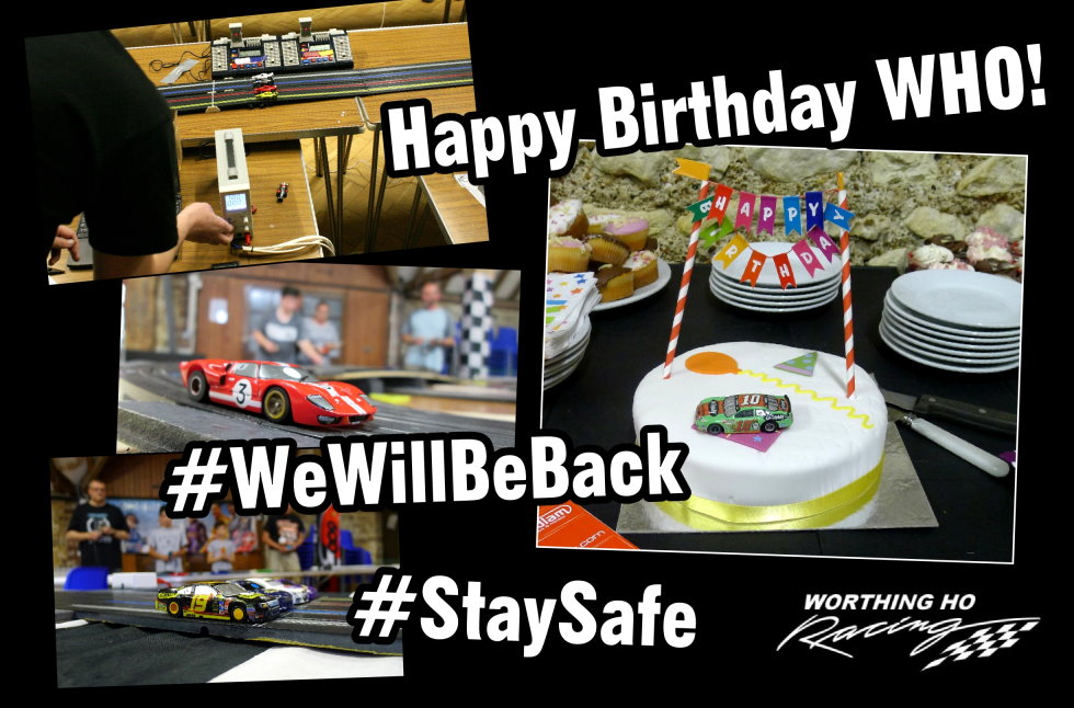 Today is Worthing HO Racing's 11th Birthday! Our first event was back in 2010 on Wednesday 3 February. We have an archive of all our events - including results, reports, pictures and videos - on the club's website: whoracing.org.uk/racing.html #Worthing #HAPPYBIRTHDAY #WeWillBeBack