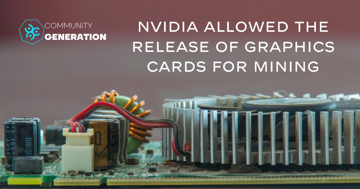 😏 According to the Nvidia vice president, the high demand for video cards from gamers exceeds the current supply. The company does not yet consider miners essential to the business.

#CGEN #CROWDSALENETWORK #btc #ieo #cryptocurrency #blockchain