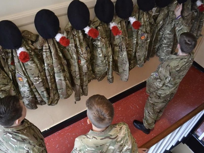 Hackles from the beginning to the end. We support Cadets from Berwick to Balham and everywhere in between. #Hackle #BerwicktoBalham