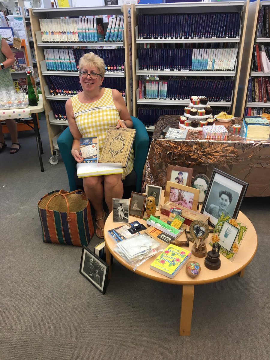 CeliaAnderson1's tweet photo. It's @RNAtweets #LoveMyLibrary week. My local, Swadlincote, part of @DerbyshireLibs has been a treasure trove since I was tiny, and kindly hosted my first book launch in 2019. It was the perfect place to celebrate. Hoping to repeat ASAP!#59MemoryLane #TheCottageofCuriosities https://t.co/4e8fb6NTHT