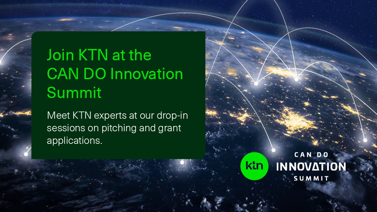 Good luck to the <a href="/CanDoScotland/">Scotland CAN DO</a> team today! 

@KTNUK experts Dr Abigail Hird, Matthew Wasley, Jim Berryman &amp; Gerry Black will be on hand to discuss how KTN can be part of your innovation journey. 

#Connecting4Change