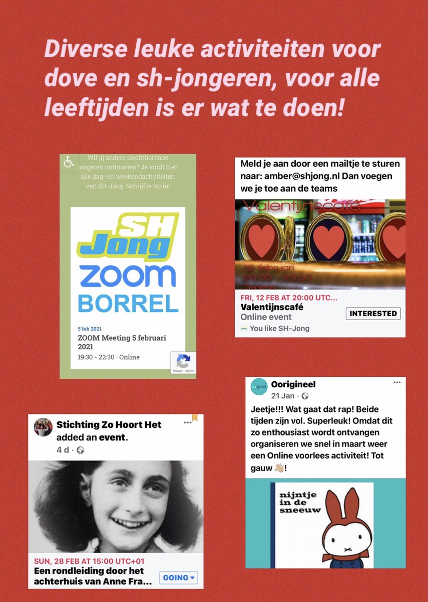 Diverse leuke lente activiteiten voor dove en SH-jongeren! #oudersvandovekinderen #inclusie