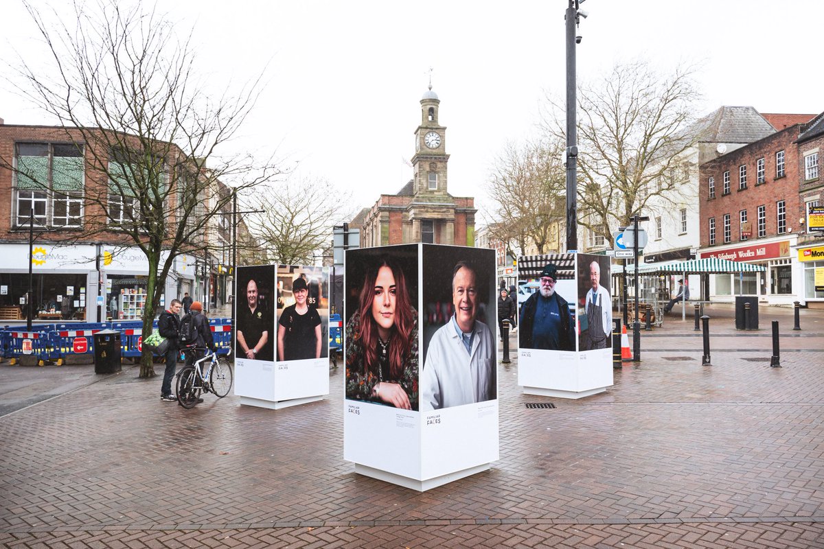grainphotohub's tweet image. #FamiliarFaces by photographer #AdinaLawrence in partnership with @appetitestoke @NewcastleBID is exhibited throughout #NewcastleunderLyme town centre.

The exhibition celebrates the businesses and individuals who work in the town.

More info - appetite.org.uk/event/appetite…