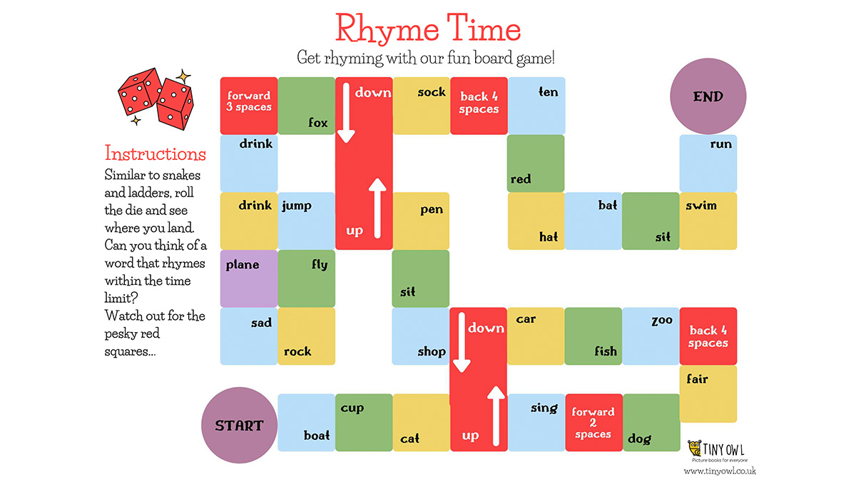 Ooh, we've got something a bit different for you on #BookTrustHomeTime today! 

Head over there now to download and print a fun Rhyme Time game from <a href="/TinyOwl_Books/">Tiny Owl Publishing</a> - it's a lovely way to spend time with your family! booktrust.org.uk/hometime