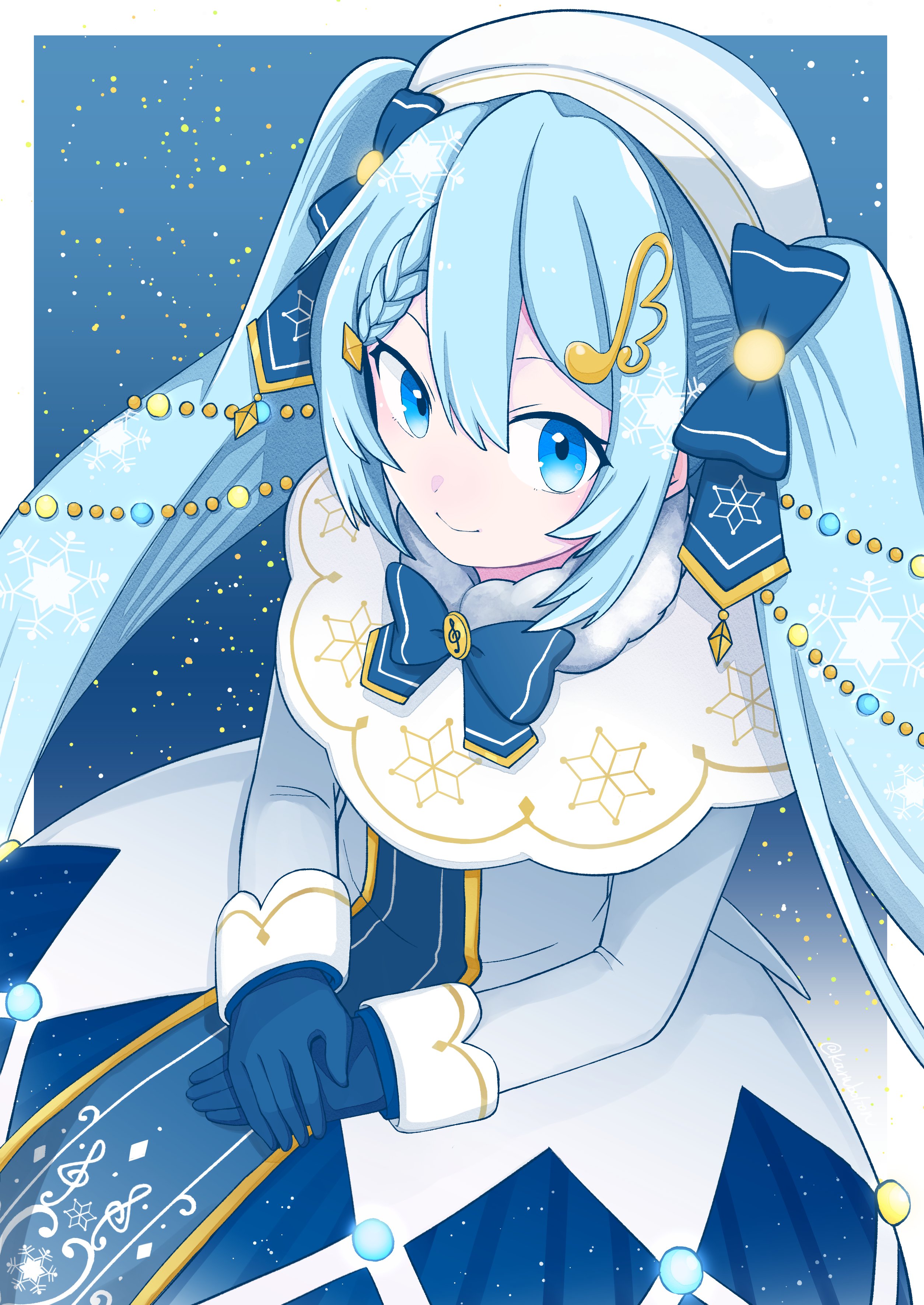 タマムラカルボ 今年の雪ミクもかわいい 雪ミク21 初音ミクイラスト T Co Ht9mpyilxk Twitter