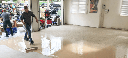 runyonsurfprep's tweet photo. When it comes to floor coatings, there are a lot of options and results you can achieve. We wanted to test them out so we transformed multiple rooms/garages to compare the end results! 

Check it out here: https://t.co/hZxc7PylAR

#WeAreRunyon #RunyonSurfacePrep #floorcoatings https://t.co/4hKabEYp7b