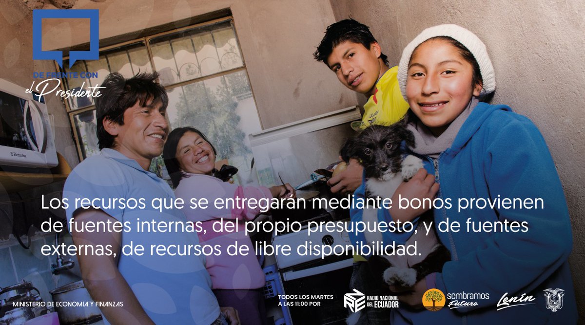 Con el apoyo de la comunidad internacional, entre enero y marzo de este año se incorporará a 225 000 familias a la #RedProtecciónSocial, que son adicionales a las 225 000 familias que se sumaron de septiembre a diciembre de 2020. 

#EcuadorEnEEUU🇪🇨🇺🇸 #SembramosFuturo🇪🇨