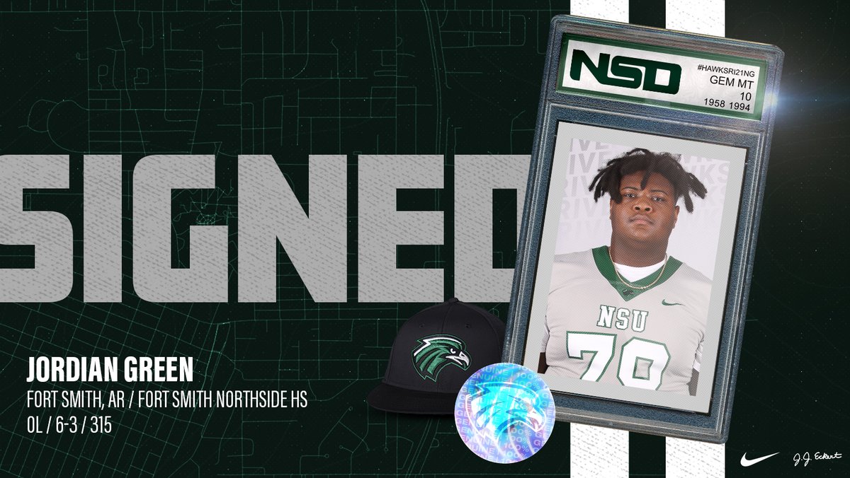 Welcome to the NSU family, <a href="/JordianGreen/">Jordian Green</a>

➡️goriverhawksgo.com/HAWKSRI21NG

#HAWKSRI21NG