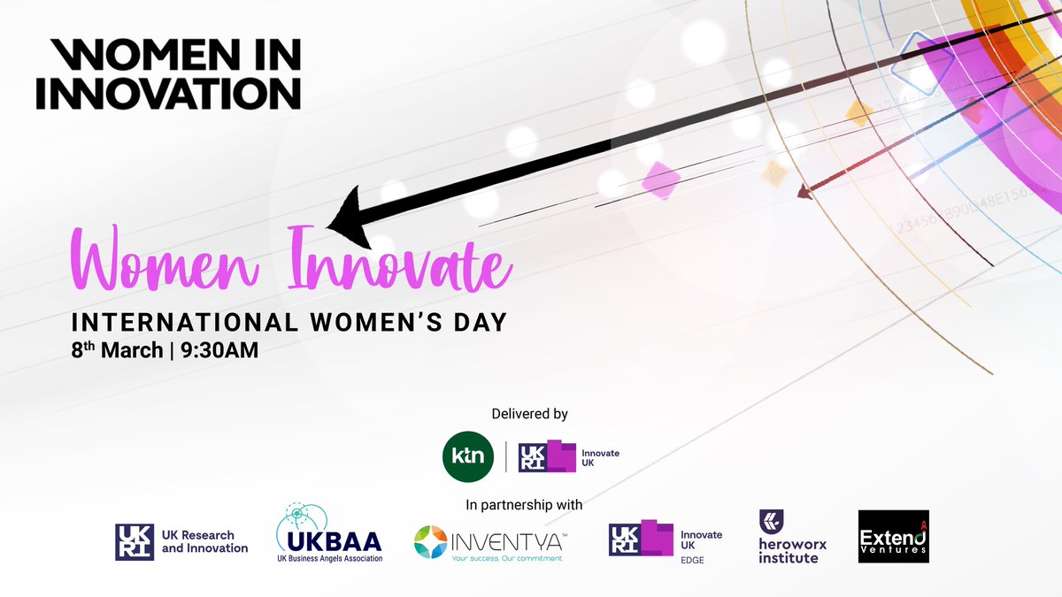 💥Just launched - International Women's Day #womeninnovate event Join us for this extraordinary 1-day online conference, jam-packed with workshops, inspirational speakers and ground-breaking ideas 👏 Register now: bit.ly/IWD-WomenInnov…