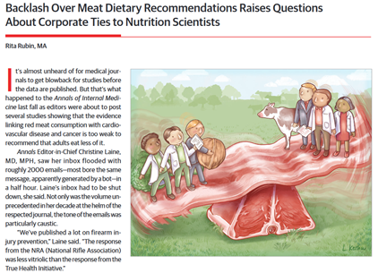 23/ What followed was indeed an incoherent rebuttal by anti-meat groups arguing that we should accept lower standards of evidence for nutrition, because... it can’t do better (?!) Plus a vitriolic smear campaign. INTERESTING READ!   https://www.tamus.edu/wp-content/uploads/2020/01/JAMA-Article-1.15.20.pdf