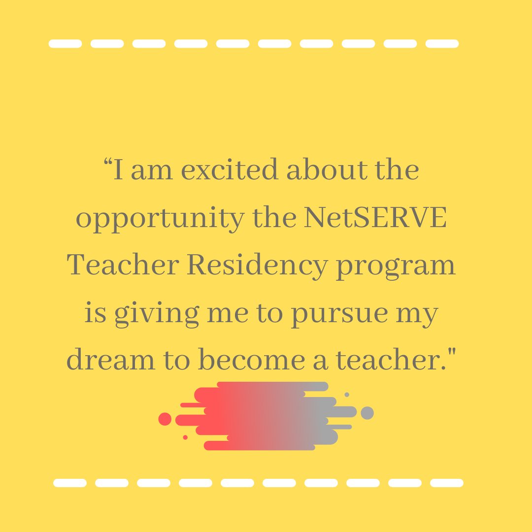 WUNetSERVE's tweet photo. Meet Ereck! 
✨Find us on IG at wunetserve✨

#NetSERVE #CareerChange #PartOfTheSolution #MakeAnImpact #CareerGoals #TeacherResidentTuesdays https://t.co/9o1KfliwSK