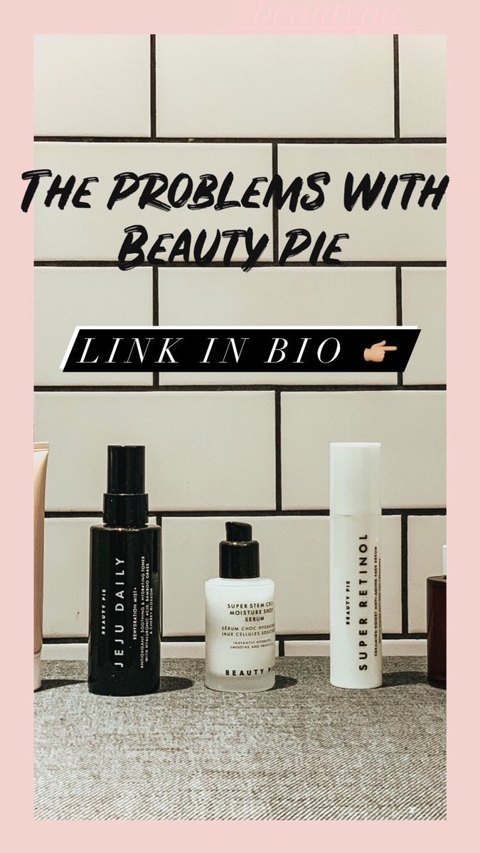 FashionFrappes's tweet photo. The Problems With Beauty Pie https://t.co/FGEwulGLrK

#BeautyPie https://t.co/cxvWW6jQWQ